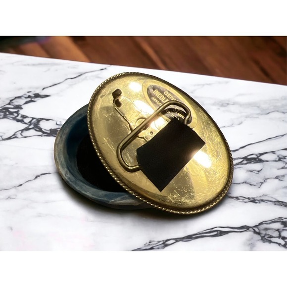 Incolay trinket Box and Belt Buckle Sailing Ships Belt Buckle - Picture 3 of 5